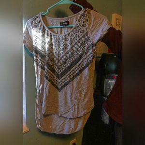 Gray Short sleeve Tee